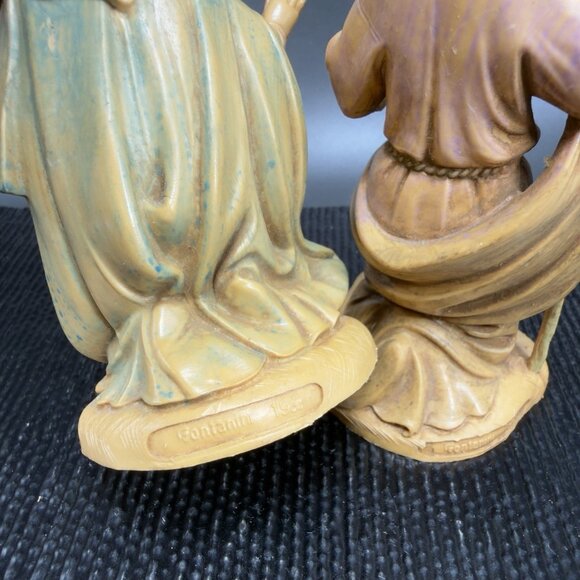 1983 Fontanini Simonetti Holy Family Nativity Italy Depose Plastic Mary Joseph - Picture 5 of 6